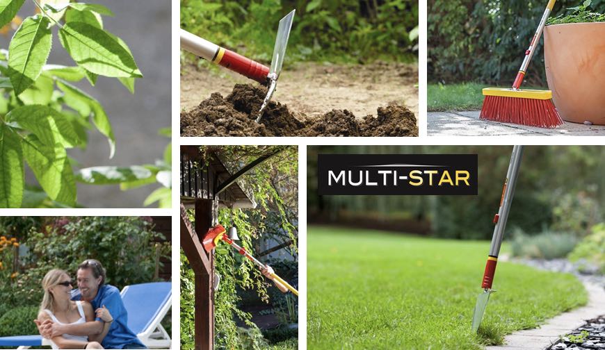 Outils Wolf, outillage Multistar pour le jardin